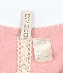 H&M Women's Pink A-Line Short Dress Size 10