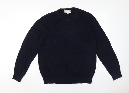 Autograph Men’s Black L Pullover Wool Jumper