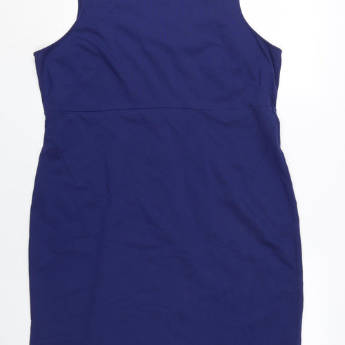 Marks and Spencer Women's Blue Sheath Dress UK 22
