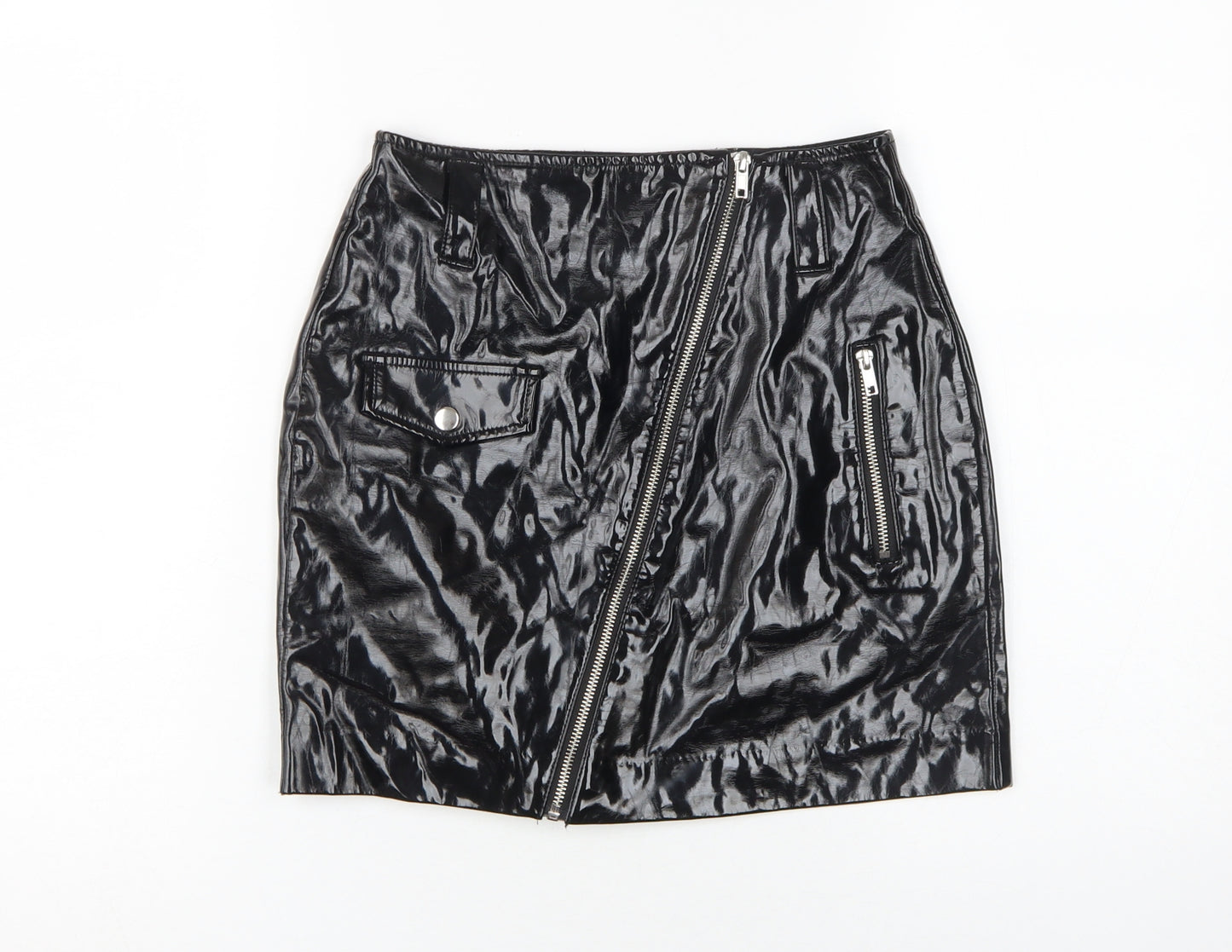 H&M Women's Black Knee Length Pencil Skirt Size 6