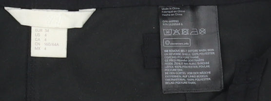 H&M Women's Black Knee Length Pencil Skirt Size 6