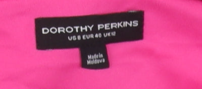 Dorothy Perkins Women’s Pink Slip Midi Dress, Size 12