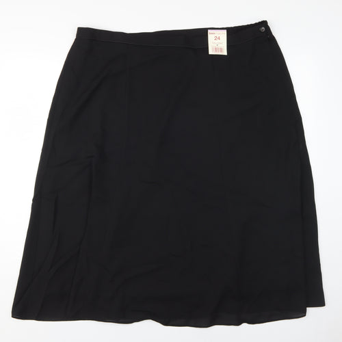 Bonmarché Women's Black Plus Size Skirt 24