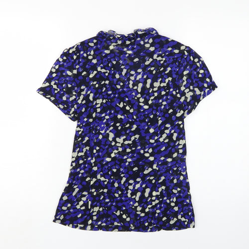 Soon Women's Blue V-Neck Blouse Size 10