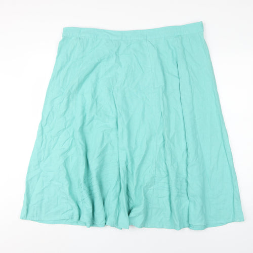 Damart Women's Green Plus Size Skirt