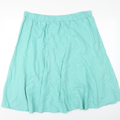 Damart Women's Green Plus Size Skirt