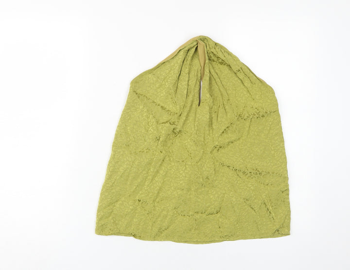 River Island Women's Green Halter Top