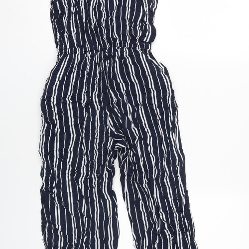 H&M Girls Multicoloured Striped Jumpsuit, 12-13 Years, Viscose