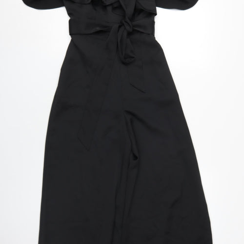Very Women's Black Off Shoulder Jumpsuit Size 10