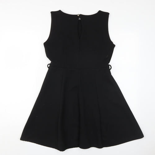NUNA LIE Women's Black Sleeveless Dress M