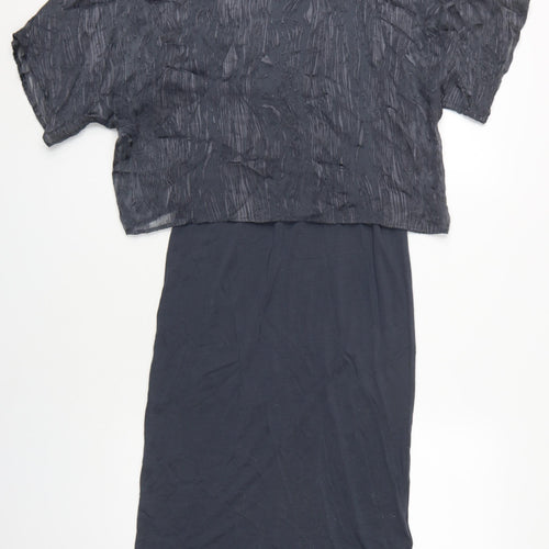 Jigsaw Women's Black Medium Shift Dress