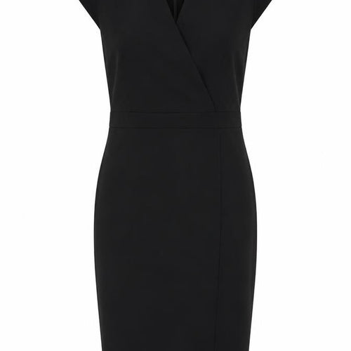 Next Women’s Black Sheath Dress Size 12 V-Neck Workwear