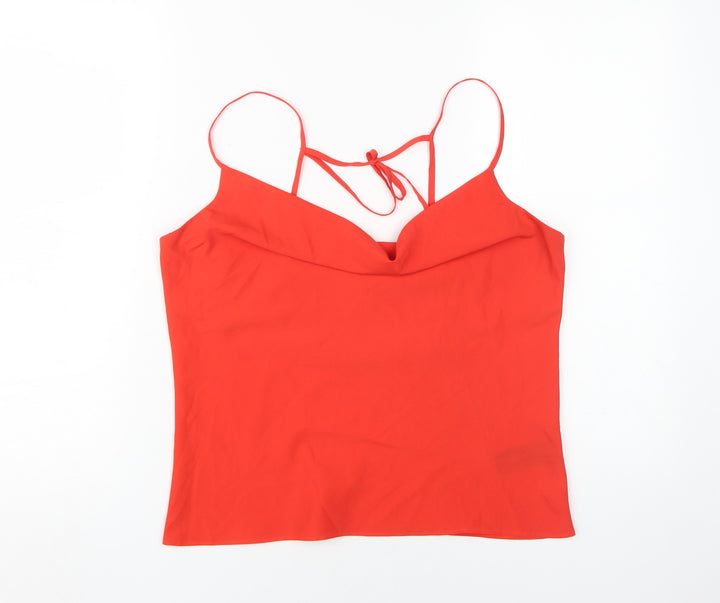 Topshop Women's Red Camisole Blouse Size 12