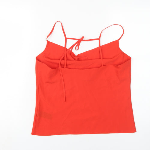 Topshop Women's Red Camisole Blouse Size 12