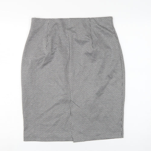 Marks and Spencer Women's Black Check Pencil Skirt