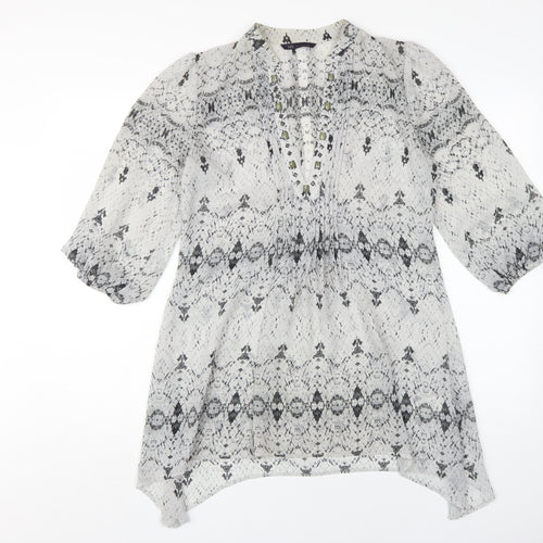 Marks & Spencer Women's Grey Blouson Dress 10