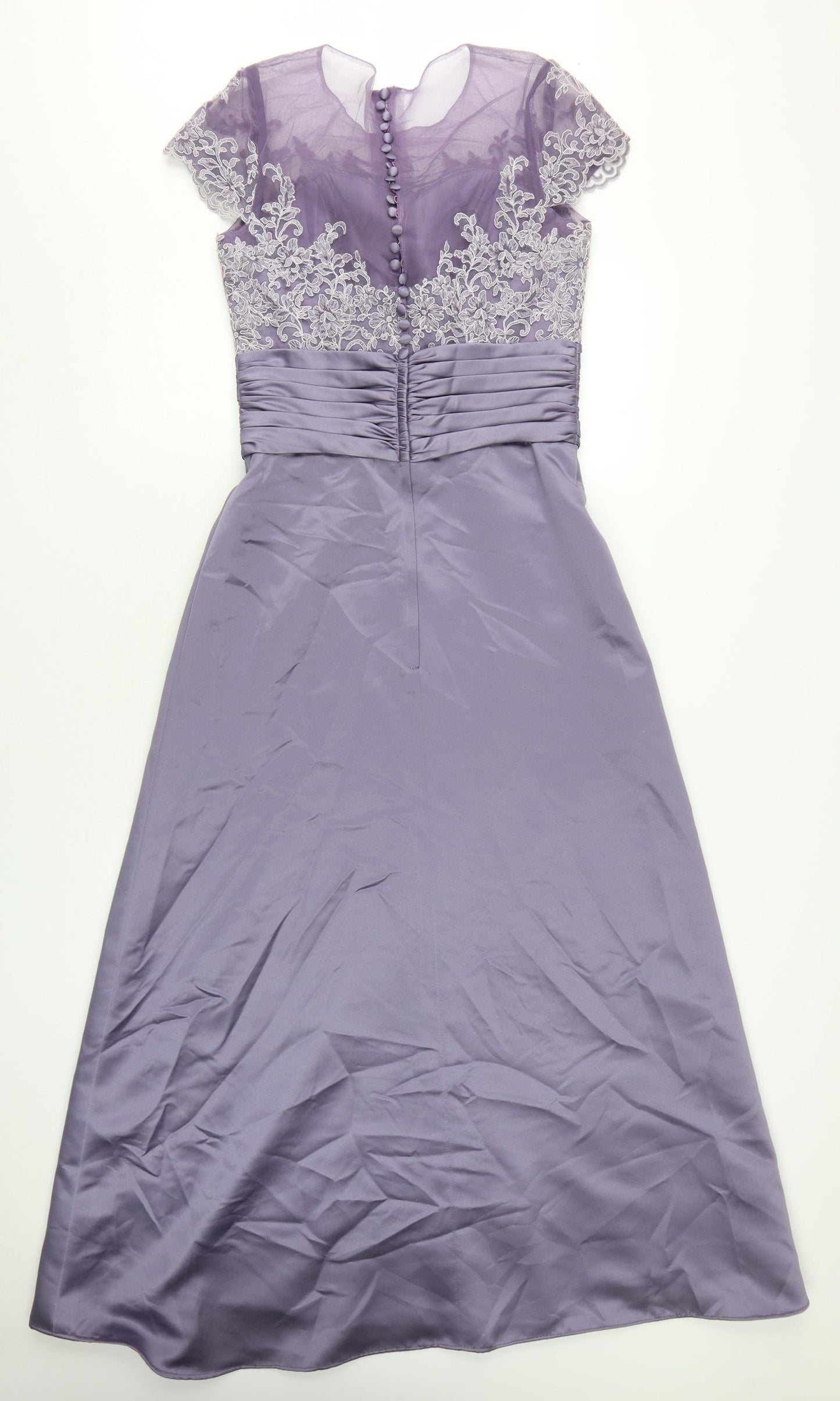 Mark Lesley Women's Formal Purple A-Line Dress 12