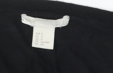 H&M Women's Black Cardigan Size 8 Long Sleeve