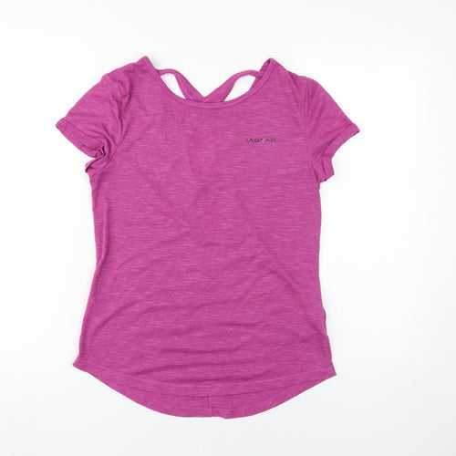 LA Gear Women's Purple T-Shirt, Size 10, Regular Fit