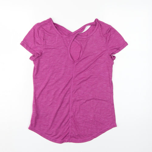 LA Gear Women's Purple T-Shirt, Size 10, Regular Fit