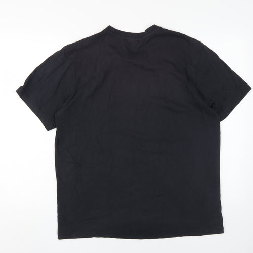 Adidas Men's Black Logo T-Shirt, Size L - Iconic Style!