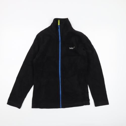 Gelert Boys Black Fleece Jacket 11-12 Years Full Zip