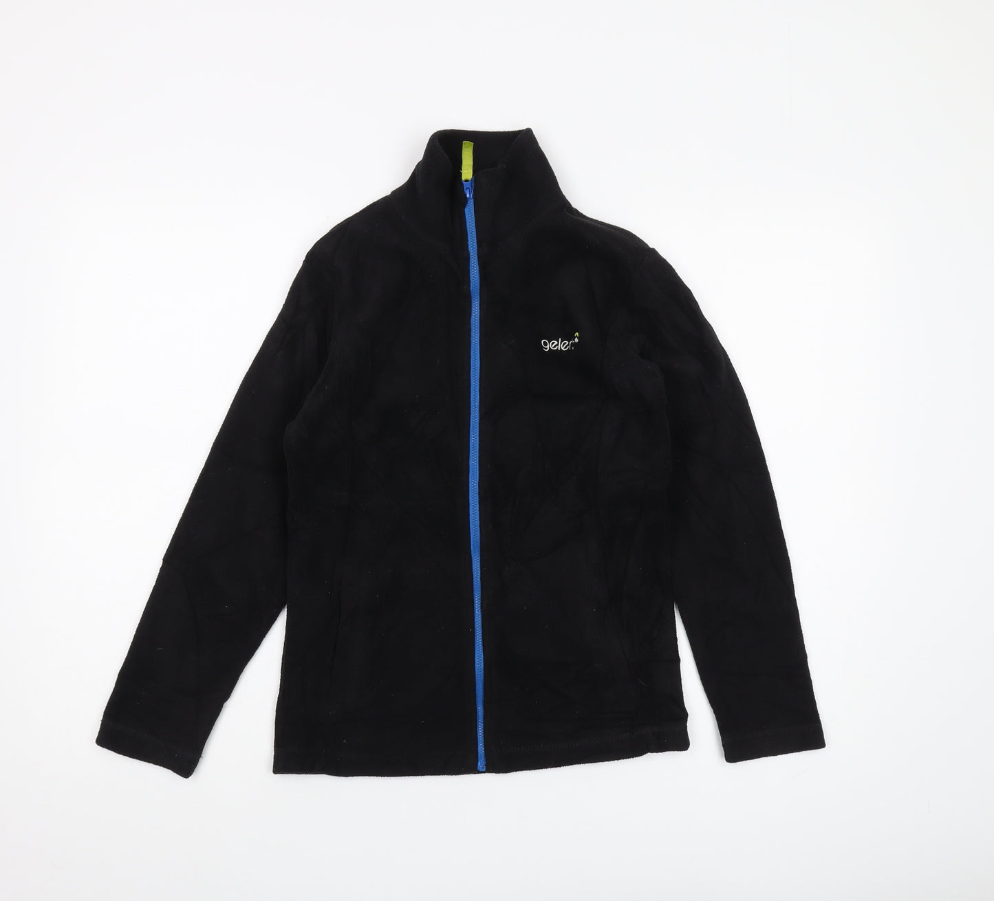 Gelert Boys Black Fleece Jacket 11-12 Years Full Zip