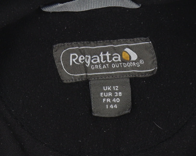Regatta Women's Black Fleece Sweatshirt, Size 12