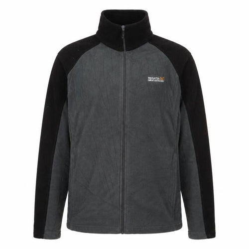 Regatta Men's Grey/Black Fleece Jacket Size M Casual