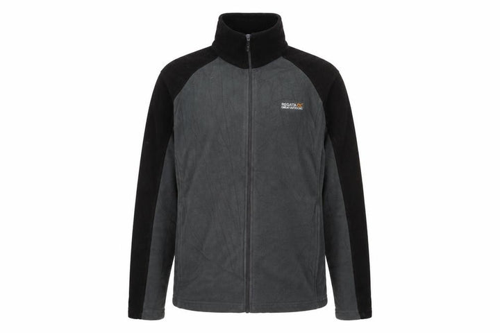 Regatta Men's Grey/Black Fleece Jacket Size M Casual