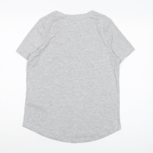 Oasis Women's Grey XS Basic Crew Neck T-Shirt