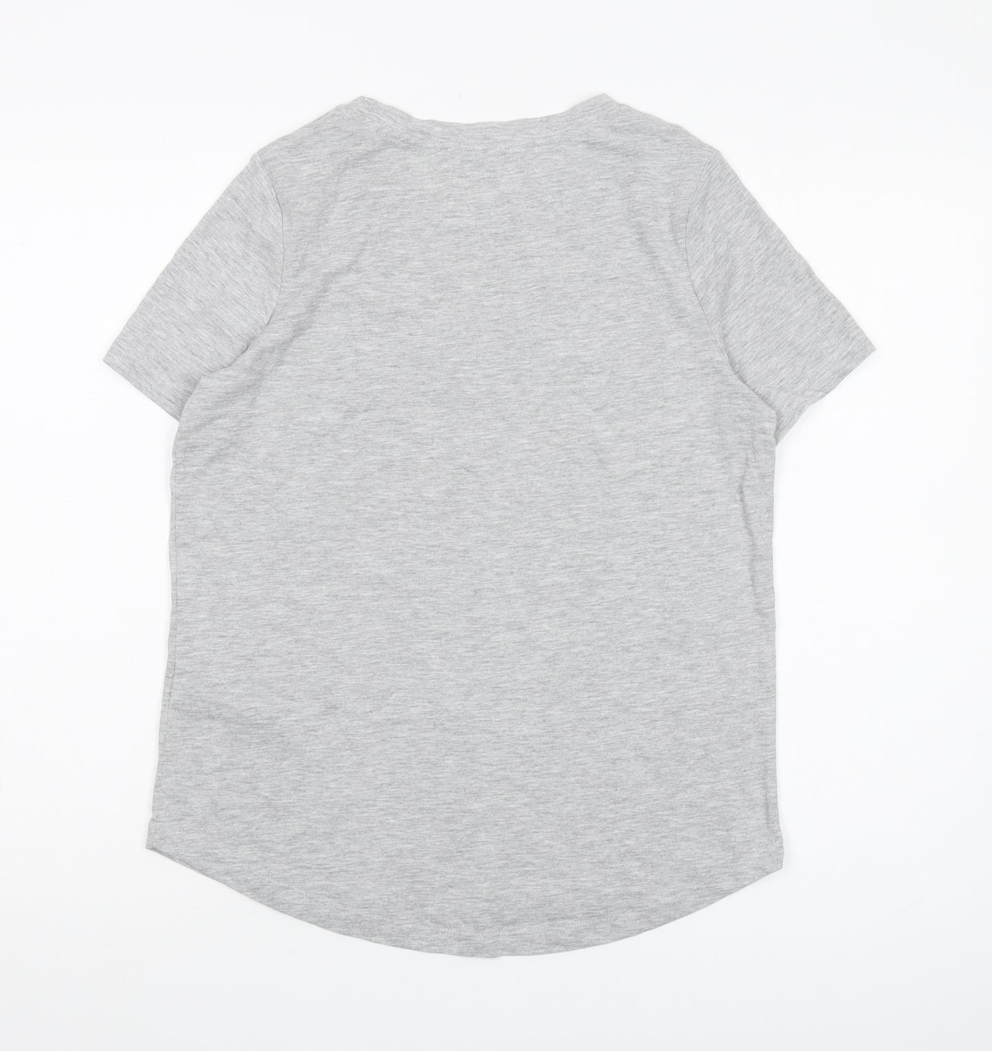 Oasis Women's Grey XS Basic Crew Neck T-Shirt