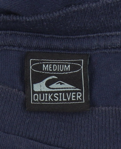 Quiksilver Men's Blue Medium Long Sleeve T-Shirt