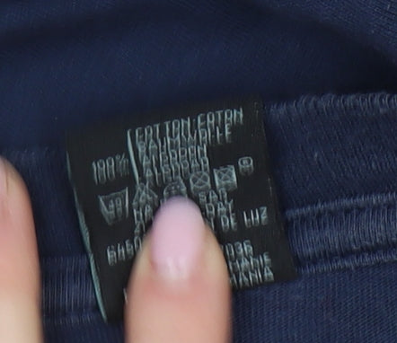 Quiksilver Men's Blue Medium Long Sleeve T-Shirt