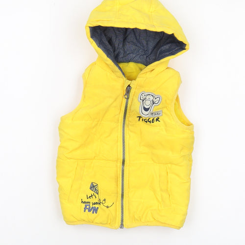 Disney Tigger Yellow Puffer Jacket 12-18 Months Unisex Baby