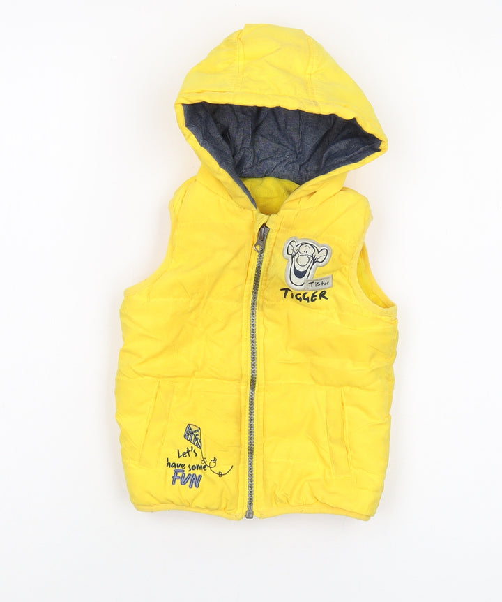 Disney Tigger Yellow Puffer Jacket 12-18 Months Unisex Baby