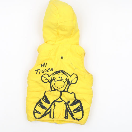 Disney Tigger Yellow Puffer Jacket 12-18 Months Unisex Baby
