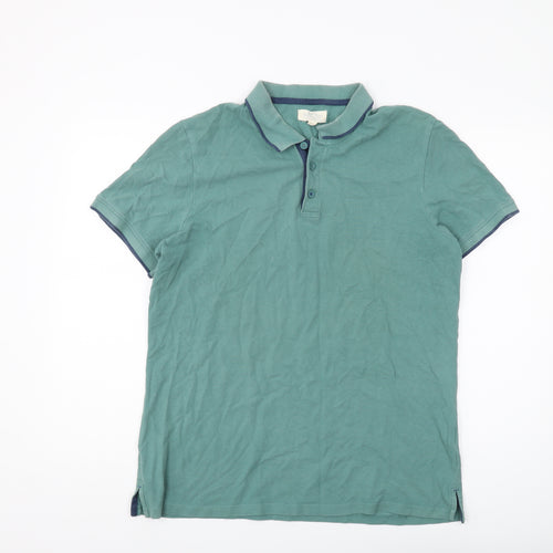 Mountain Warehouse Mens Green Short Sleeve Polo