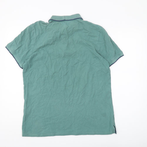 Mountain Warehouse Mens Green Short Sleeve Polo
