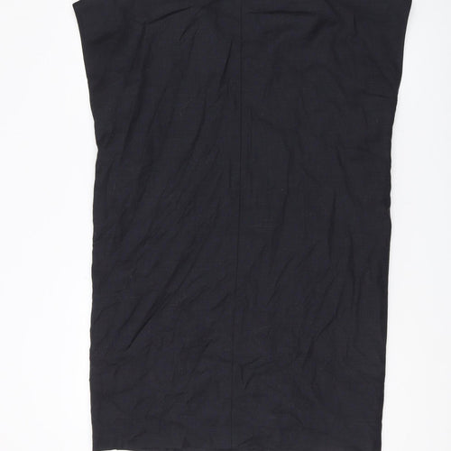 Uniqlo Women's Black Sheath Dress Size 12