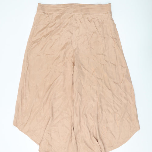 Zara Women's Beige Cropped Trousers XL Casual