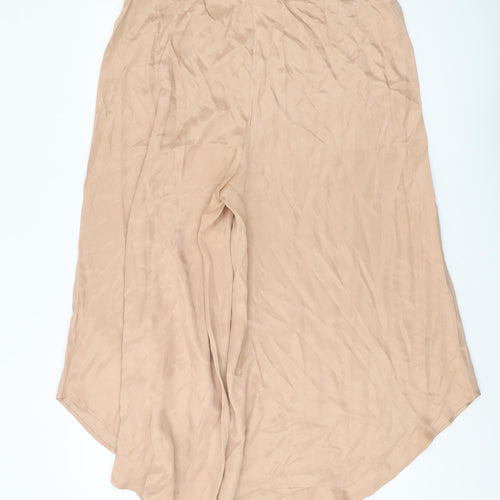 Zara Women's Beige Cropped Trousers XL Casual
