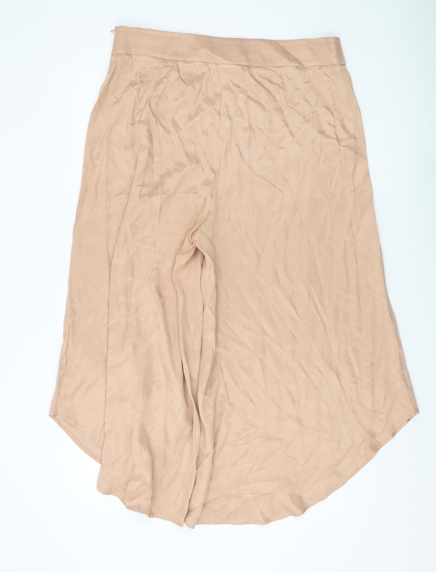 Zara Women's Beige Cropped Trousers XL Casual