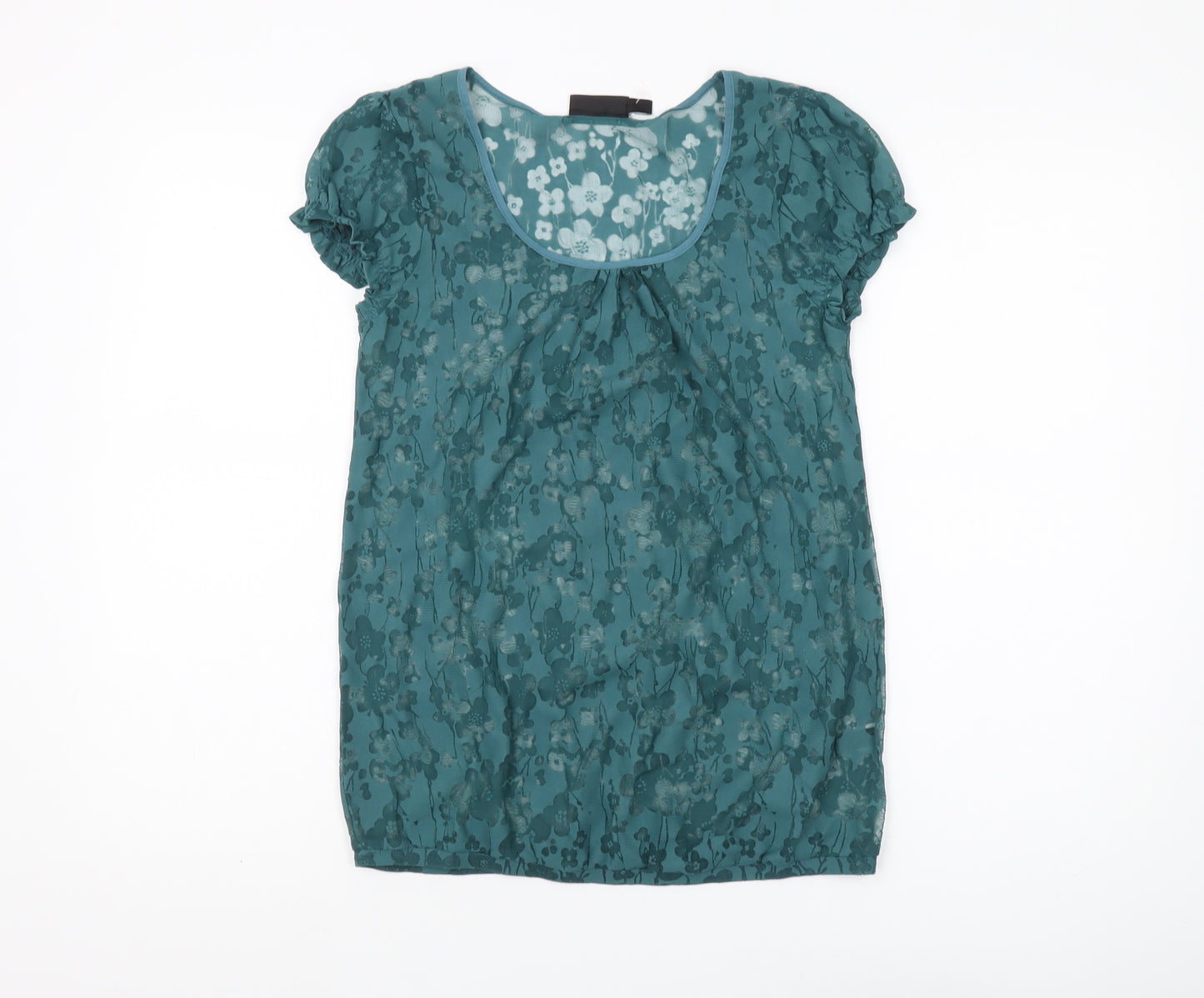 The Limited Women's Green Floral Blouse XS