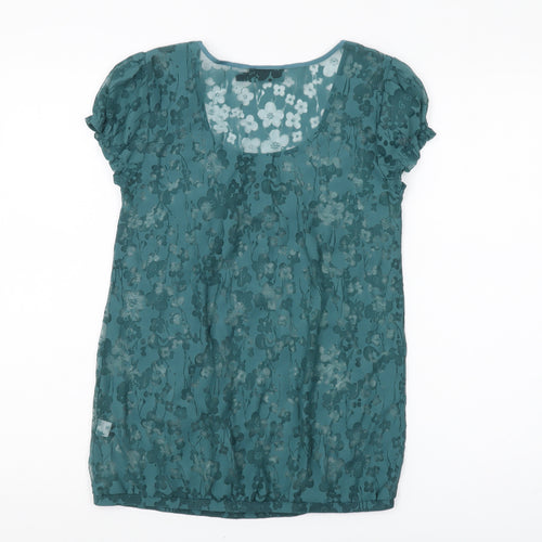The Limited Women's Green Floral Blouse XS