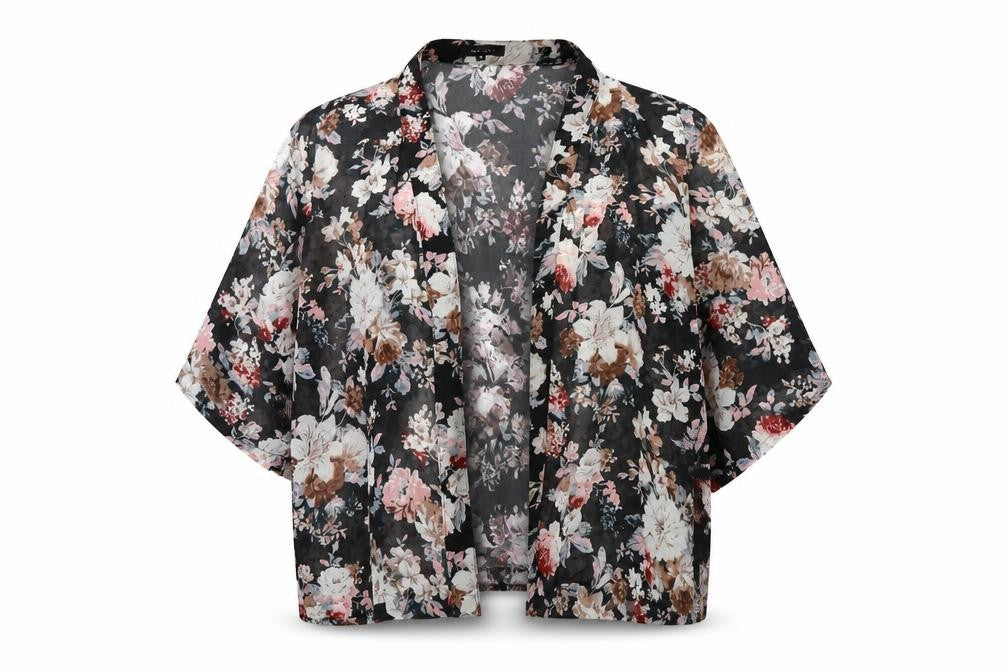 Front view of New Look Women's Floral Cover Up 16 Multicoloured