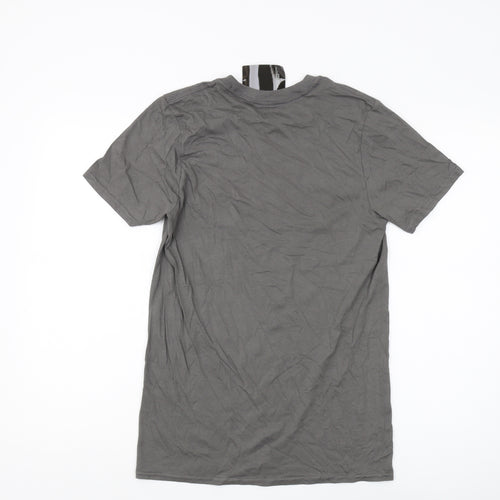 UFC Men's Grey Graphic T-Shirt, Size S, Short Sleeve