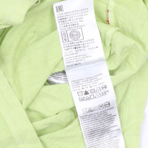 Levi's Men's Green Relaxed Fit Crew Neck T-Shirt M