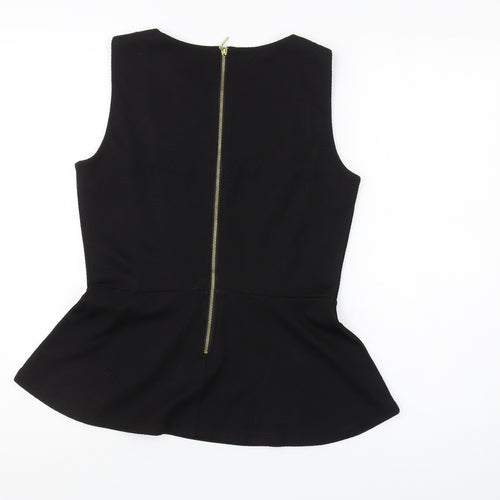 H&M Women's Black Slim Fit Tank Top