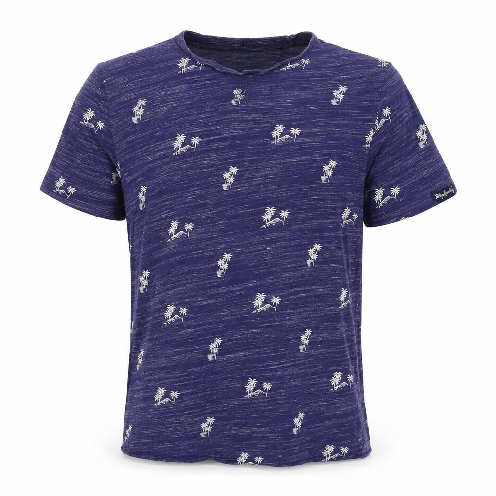 Tokyo Laundry Men's Purple Beach Short Sleeve T-Shirt M